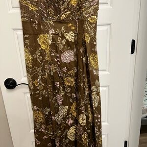 Grace Elements Brown Floral Dress
